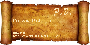 Pelvay Diána névjegykártya